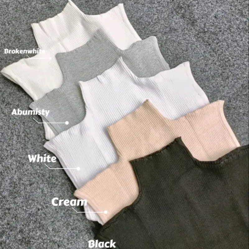 Maudy Inner Manset Knit Sleeveless Yukensi Rajut Tanpa Lengan 1