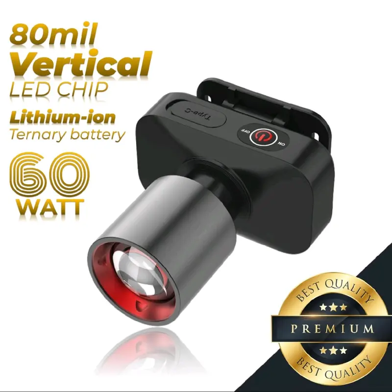 SENTER KEPALA AOKI ZOOM 60W AK3685A+3686K+(3675A adaptor) ,SENTER ZOOM 60WATT AOKI AK3685A AK3686K+(3675A adaptor) 800LM 60W ORIGINAL Baterai 5