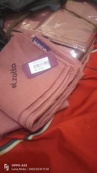 Product Review of Kerudung Elzatta Keisha Shamora Voal Polycotton Jilbab Square Muslim Segi Empat Wanita Hijab PERSEGI from E**D 0