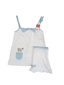 OWA - JNSP 1187 - CAMISOLE SET PANTY SAKU BIRU PUTIH POLOS OWA - JNSP 1187 - CAMISOLE SET PANTY SAKU BIRU PUTIH POLOS
