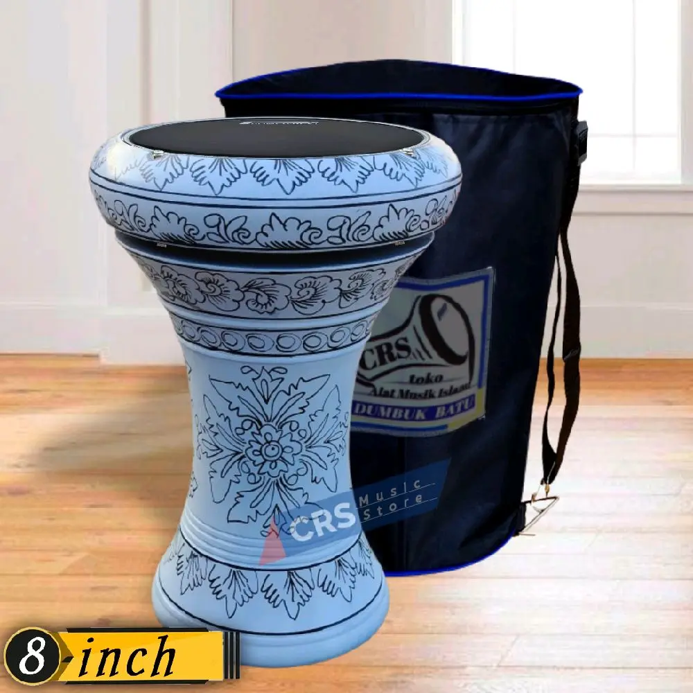 Darbuka 8 inch Bahan Kayu Buat Marawis Hadroh