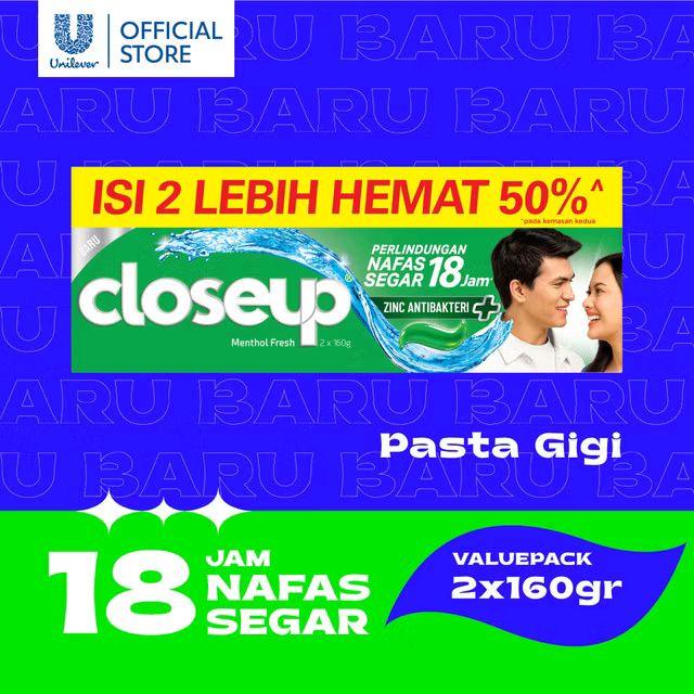 CLOSEUP PASTA GIGI 160X2PCS 0