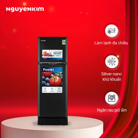 Tủ lạnh Ngăn đá trên Funiki 147 lít HR T6147TDG