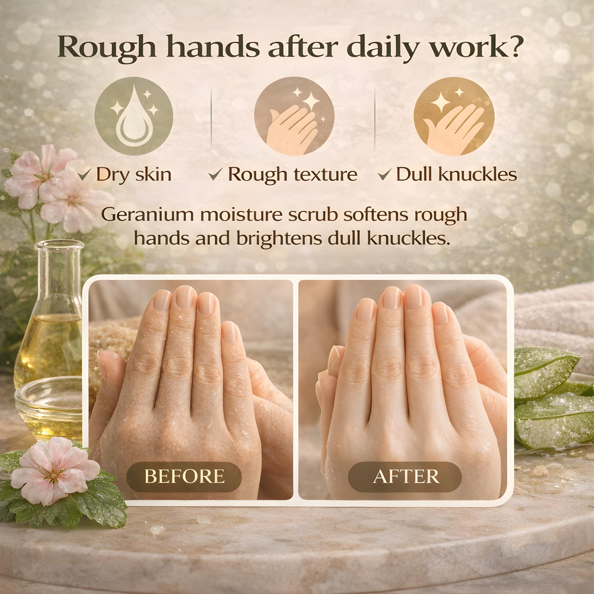 GraSPA-HAND SCRUB-Hand Care Geranium Moisture Scrub