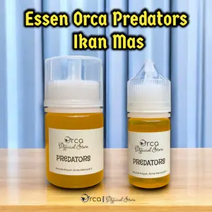 Orca Fishing Predators IKAN MAS Essen Umpan Pancing Racikan Ampuh 30ml dan 60ml