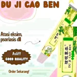 Viral!! Salep Gatal Tradisional China Herbal Du Ji Cao Ben Atasi Masalah Gatal Kulit Eksim Jamur Panu Kurap Jerawat Psoriasis Gatal Kulit & Alergi Pada Kulit