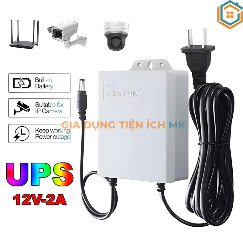 Bộ lưu điện dung lượng cao 5400mAh Wifi Camera - UPS 12V 2A