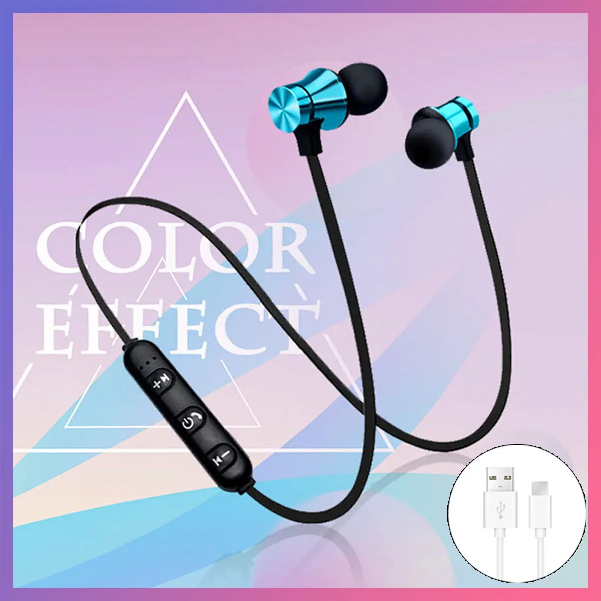 Headset Bluetooth Magnet Stereo Sport 4.2 Magnetik Extra Bass XT-11 Top Quality Wireless Earphone