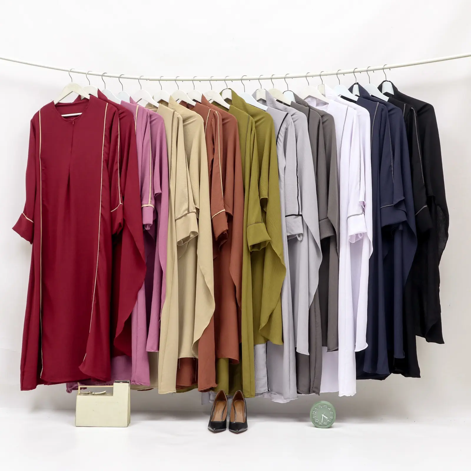 Gamis Aida Set Syari Free Hijab Dan cadar Material Cringkle Airflow !