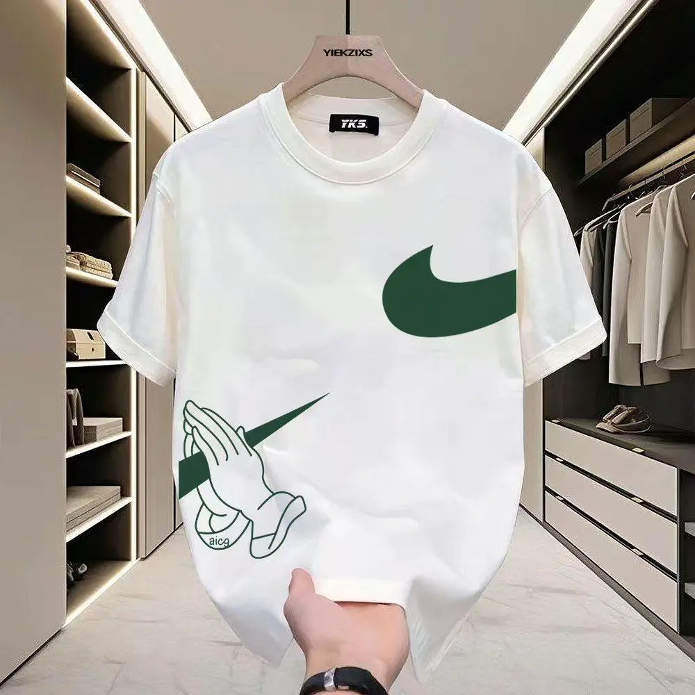Áo Thun Cotton Nguyên Chất, In Hình Hợp Xu hướng, Dành Cho Nam Và Nữ, Tay Ngắn, Ngoại Cỡ Và Ngoại Cỡ (6XL), Ngoại Cỡ Và Ngoại Cỡ (S-6XL)