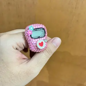 Tasbih digital hias warna pink bunga cocok untuk souvenir Muslim Motif tasbihdigitalcantik dzikir sholawat