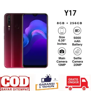 LIVE Y17 RAM 8/256,Y67 RAM 6/128 GARANSI 1 TAHUN 5000 MAH ANDROID HITAM