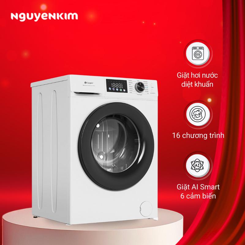 Máy giặt cửa ngang Casper ProWash Inverter 8 kg WF-D8VWR1