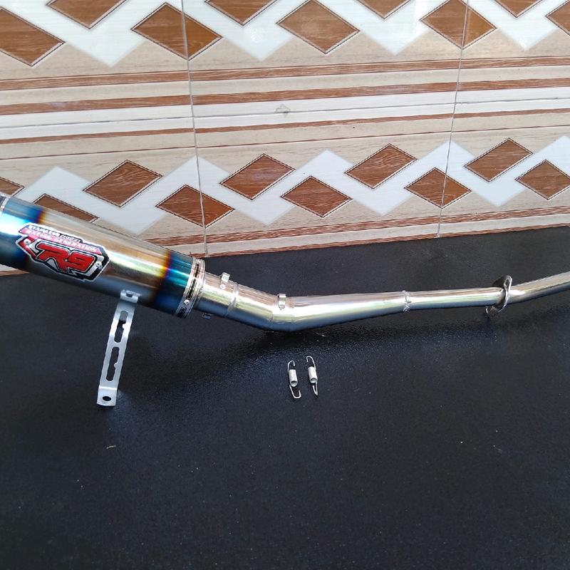 Knalpot Racing R9 Matic Beat pop Beat fi Beat karbu Vario CBS Vario 110 Vario 125 Vario 150 Mio M3 Mio Z Mio sporty Mio J Fino 115 Fino 125 Motorcycle 4