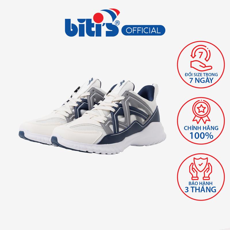 Giày Thể Thao Biti's Hunter Layered Upper Nam Màu Trắng HSM011700TRG