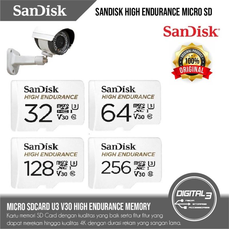 Sandisk High Endurance Micro SD Memory Card CCTV 32GB 64GB 128GB 256GB 0