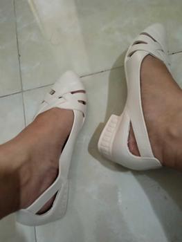 Product Review of LVR TG1726 Sepatu Flat Shoes Wanita Jelly Fashion from S**a 0