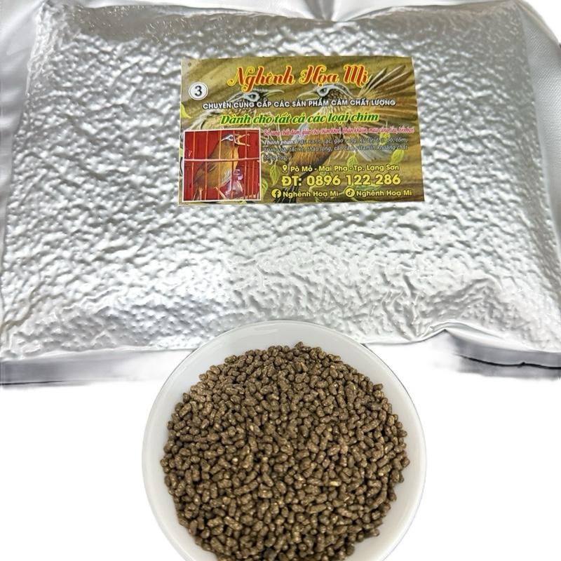 Cám Chim 350 Nghênh Hoạ Mi ( Bổ Sung Nguồn Đạm Giúp Chim Mau Căng Lửa ) bộ cam tang luc cho cả chào mào lên lửa