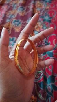 Product Review of gelang tangan keroncong pasir Arab terbuat dari coin asli anti luntur Bracelets from N**@ M**i 0