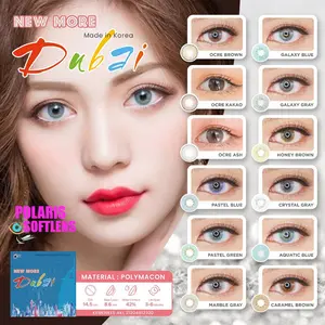 SoftlensNEW MORE DUBAI (Normal) All Color by CTK Soflens 14.5 mm Soflen Brown Gray