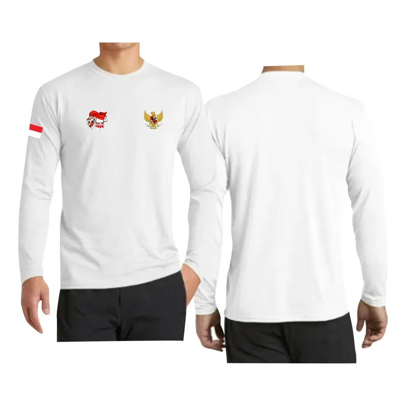Kaos Lengan Panjang 79 bendera Sablon Katun TC30s Lembut Baju Keren Nyaman Distro Oblong Pria Santai Tebal 2