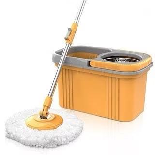 Chổi lau nhà 360 độ kèm thùng tự vắt có lồng inox chống gỉ hàng chính hãng