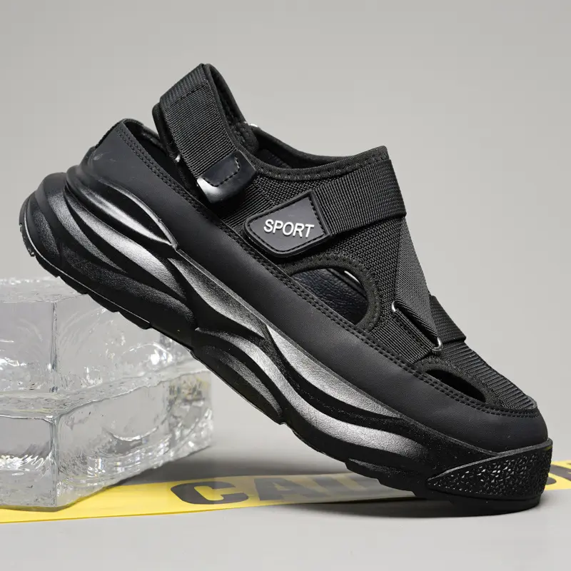 ANTI JEBOL Sepatu Sandal Pria Import 2024 B-2 Terbaru Slipper Summer Kekinian Sendal Kasual Karet 5