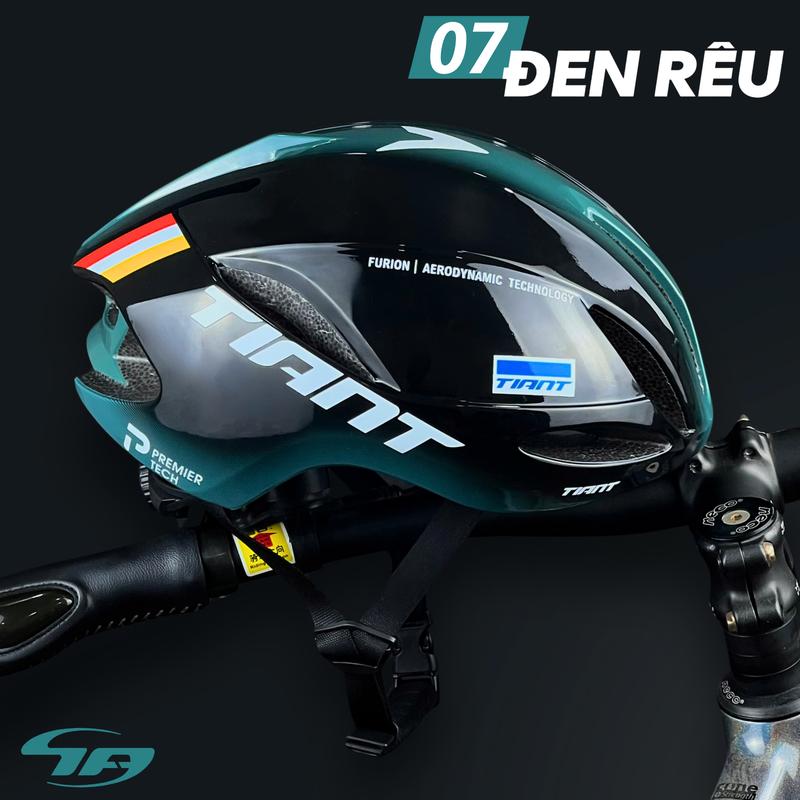  NÓN BẢO HIỂM XE ĐẠP TIANT D03 nam nữ nữa đầu siêu nhẹ khóa  nam châm chắc chắn TIANT T03 Phụ Kiện Sport 