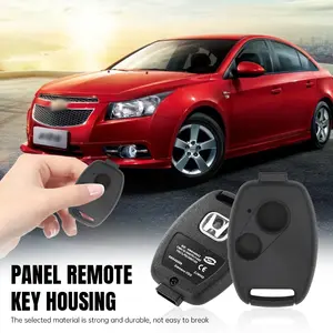 Casing Cover Kunci Honda 2 Tombol Kunci Remote Mobil Jazz Brio Mobilio Plug Honda CRV City n Play Car