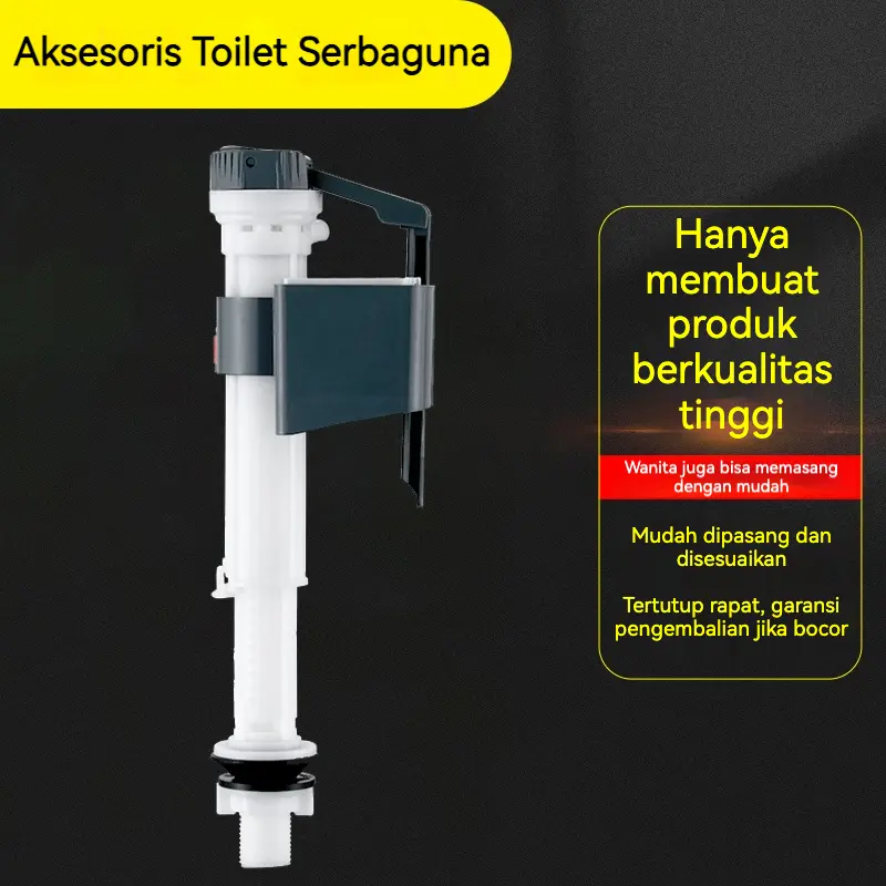 KATUP PENGGANTI TOILET UNIVERSAL Atasi Bocor Air Keran Bising Cocok Semua Tipe Kloset Mandiri pelampung duduk Alat Dalam Tangki Closet Monoblok