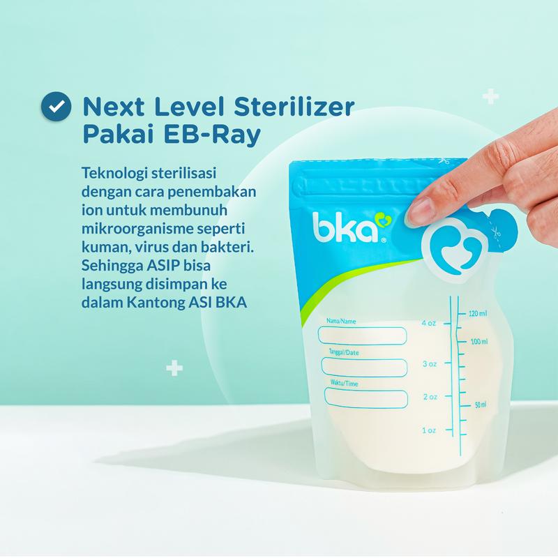 Kantong ASI BKA 120ml isi 30 Pcs/Box - Plastik ASI Double Thermal Sensor Technology 1