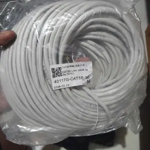 Kabel LAN Cat5 5M/10M/15M/20M/30M/40M/50M Outdoor Indoor Kabel Patch Cord UTP RJ45 CAT5 Komputer Broadband  1000MBS WIFI CCTV Kamera