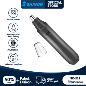 NIKAI NK-311 Electric Nose Trimmer/Alat Cukur Bulu Hidung Telinga Serbaguna/Pembersih Bulu Hidung