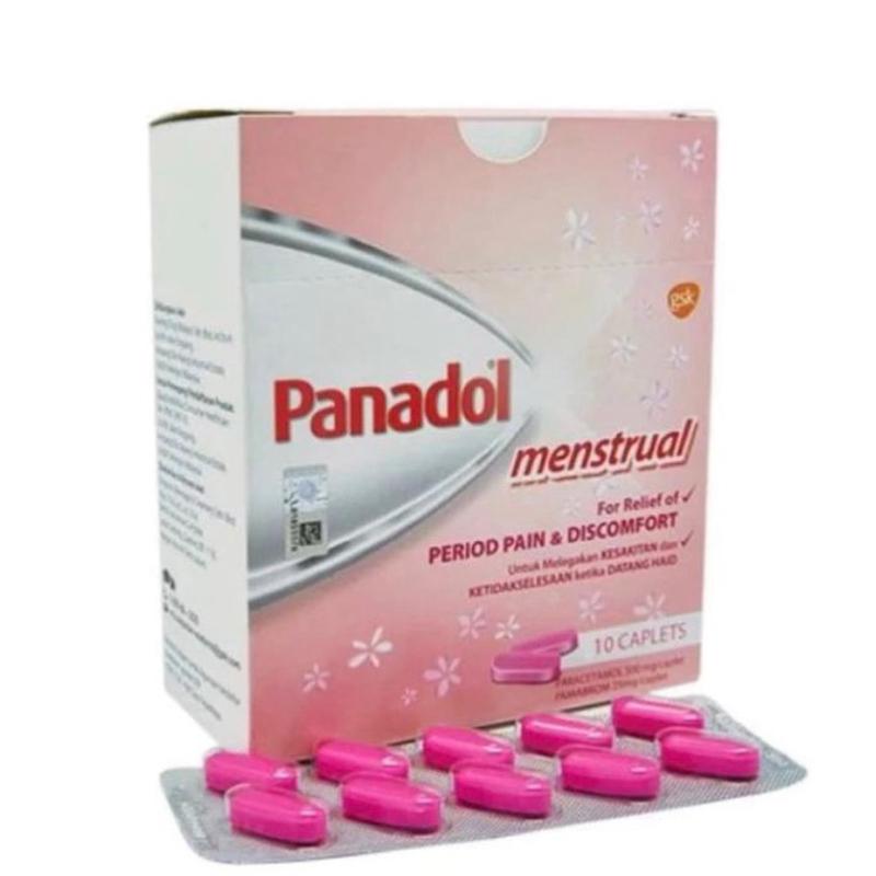 Panadol Menstrual (For Relief Of Period Pain and Discomfort) from Malaysia . Pelancar Haid