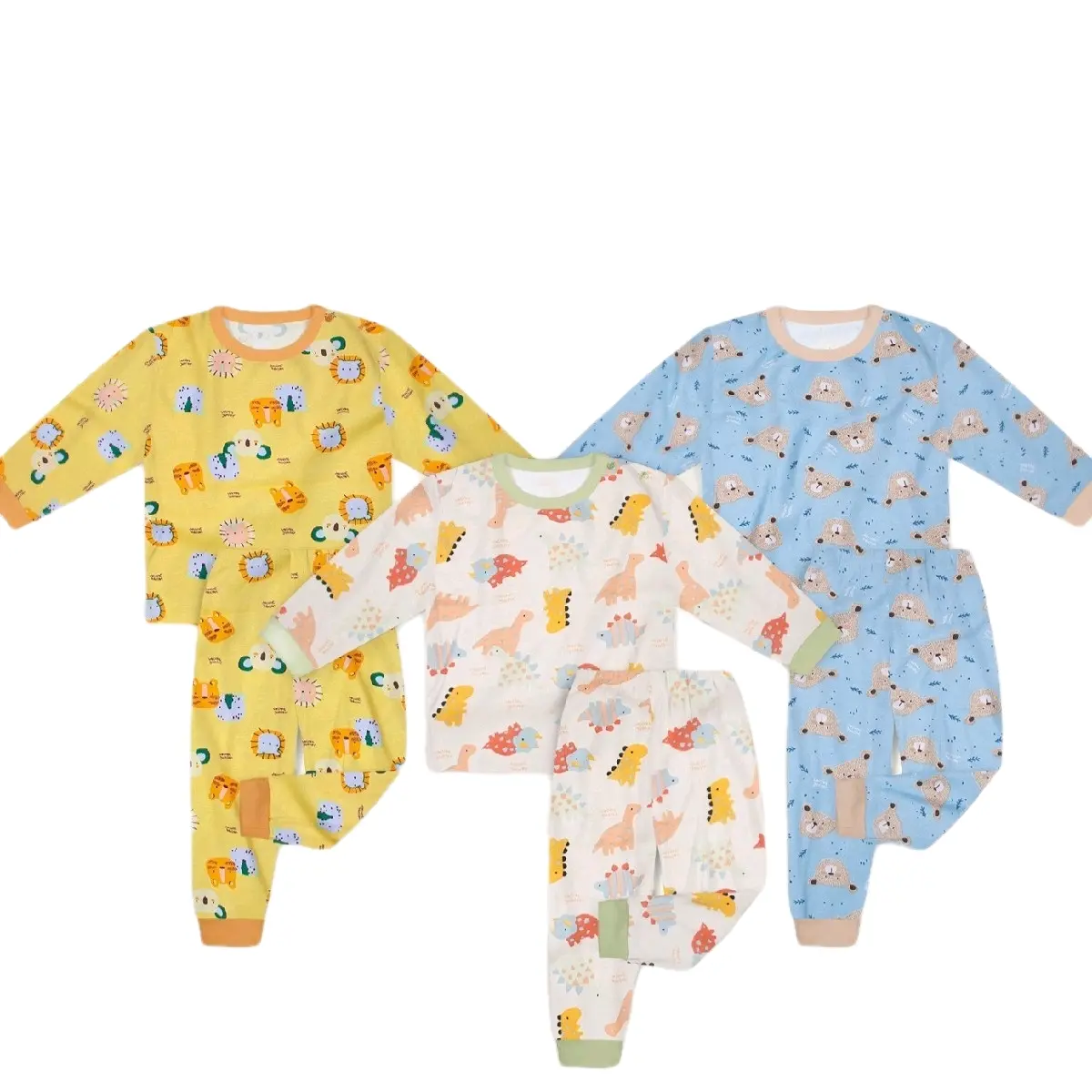 Terbaru Velvet Junior Setelan Panjang kancing Bahu