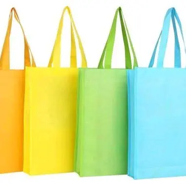 12 Pcs (Lusinan) Tas Kain Spunbond Goodie Bag Tali Ukuran Jumbo Besar Kecil 20x25 cm Shopping Bag Kantong Belanja, Goody Bag Parsel Hantaran Hajatan Hampers Souvenir Ultah Pernikahan, Kantong Paper Bag Murah Ramah Lingkungan 1