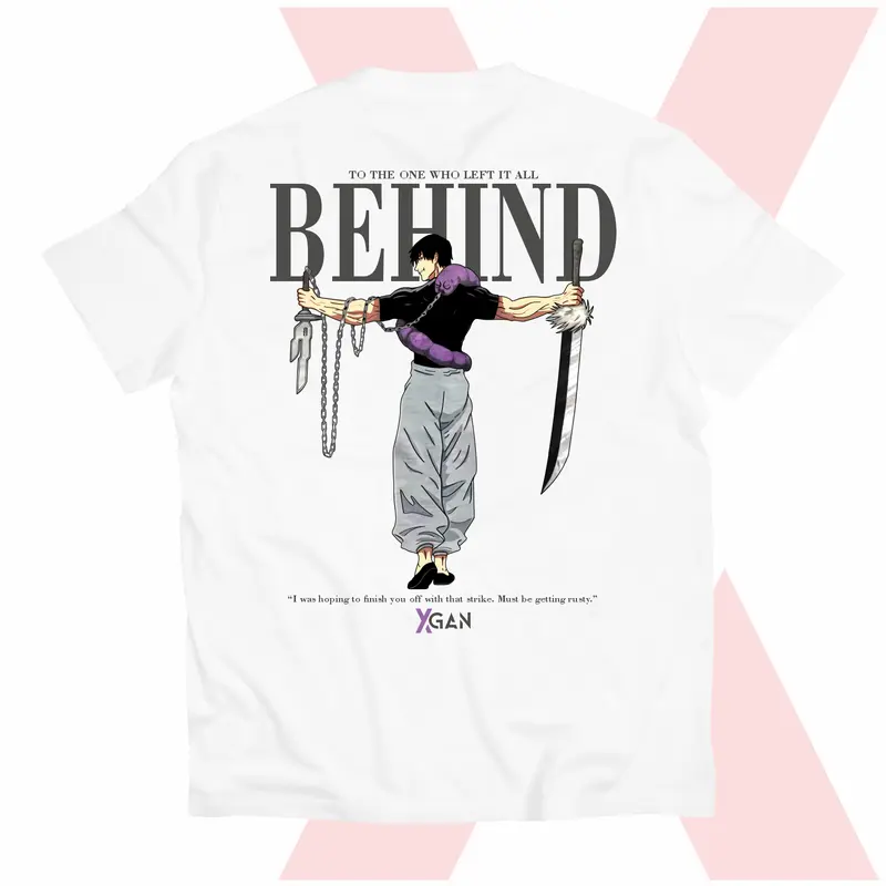 XGAN Baju Toji Fushiguro 01X Kaos Anime katun 24s Jepang T-Shirt Anime Manga Premium Lembut Soft Combed  Tebal Distro Hitam  Sablon  Pria 5