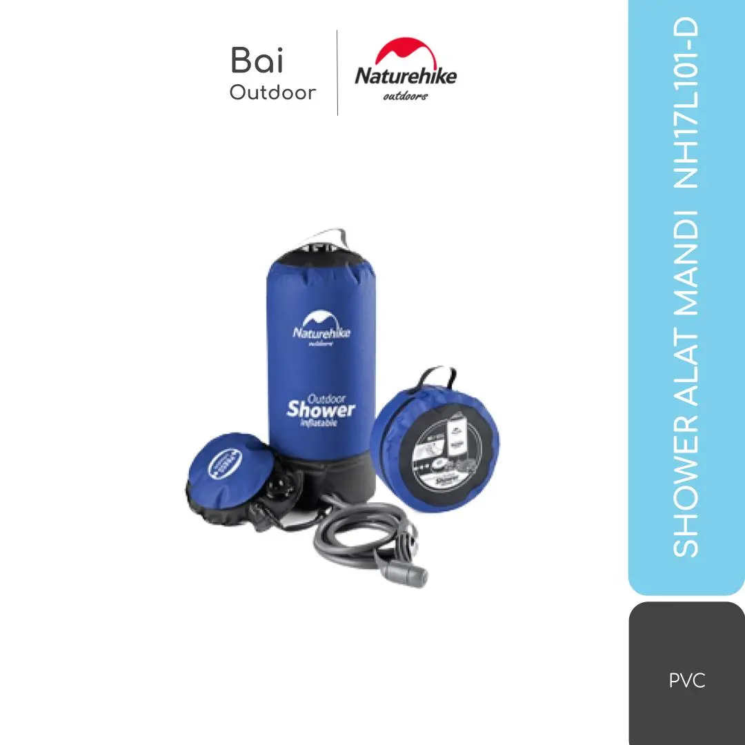 SHOWER ALAT MANDI CAMPING PORTABLE OUTDOOR NATUREHIKE NH17L101-D