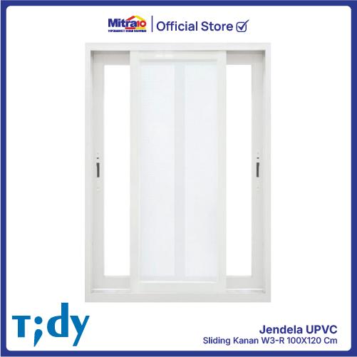 Gambar Jendela Jaring Double Sliding 100x140cm Putih W1-AT - Zehn [INCLUDE PACKING KAYU] Aluminium Kaca dari Mitra10 Kab. Tangerang Tokopedia