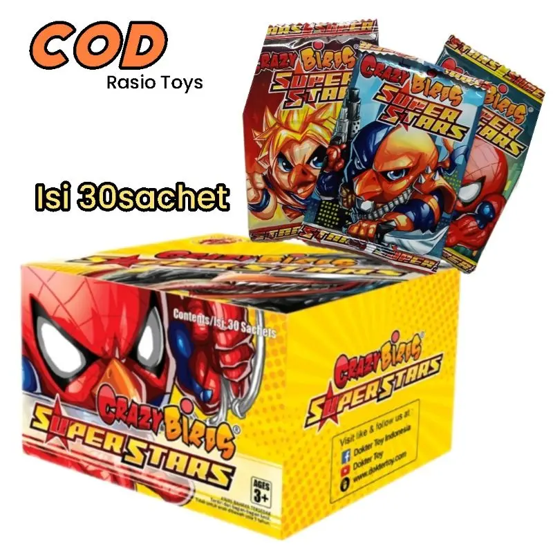 Puzzle 3D Crazy Birds Superstars Dr. Toys Isi 30sachet