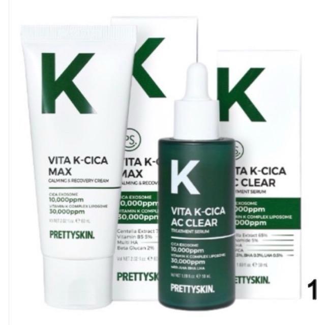 Kem dưỡng serum Vitamin K Prettyskin hỗ trợ phục hồi tái sinh da