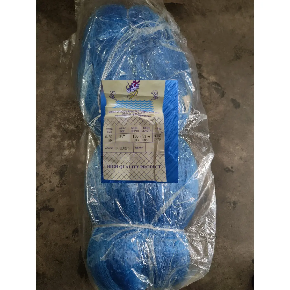 jaring ikan/jaring kakap/jaring siakap 3½inci 0.50mm 180md 100yds tate