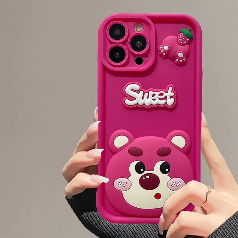Case Cesing FOR OPPO A3X Motif Lotso Sweet Pink Cutie Bear Premium Softcase 1