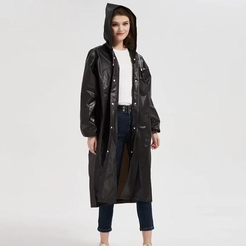 Product Introduction of Jas Hujan Dewasa Terusan Raincoat Mantel Hujan Semi Transparan Polos eva raincoat 19