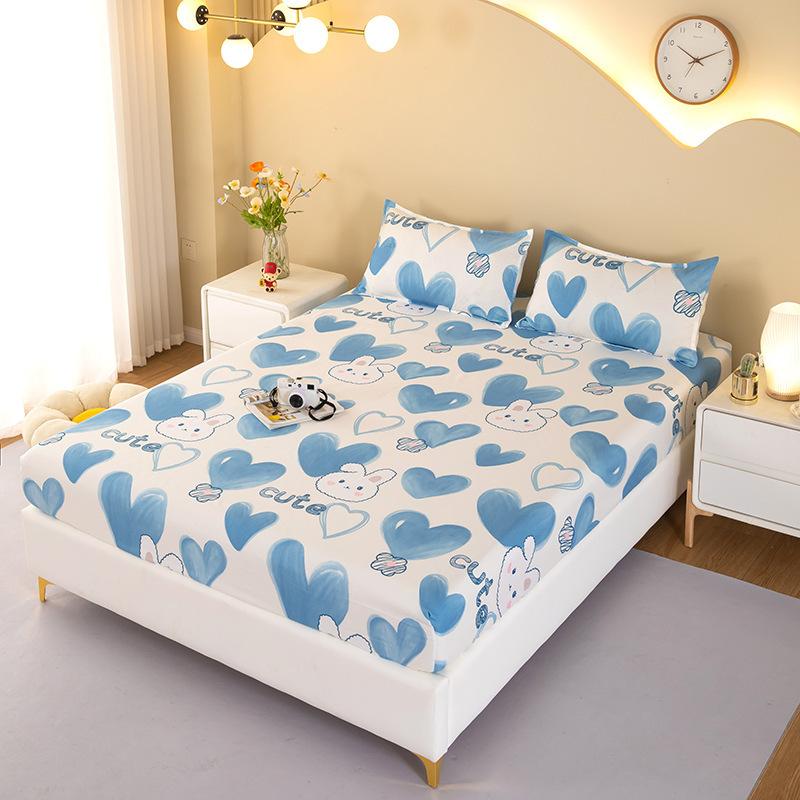 Ga bọc nệm in họa tiết, bọc toàn bộ, chống trượt, vỏ bọc bảo vệ nệm, ga trải giường, vỏ bọc bảo vệ nệm lò xo, ga bọc nệm 1.8m, miễn phí vận chuyển.