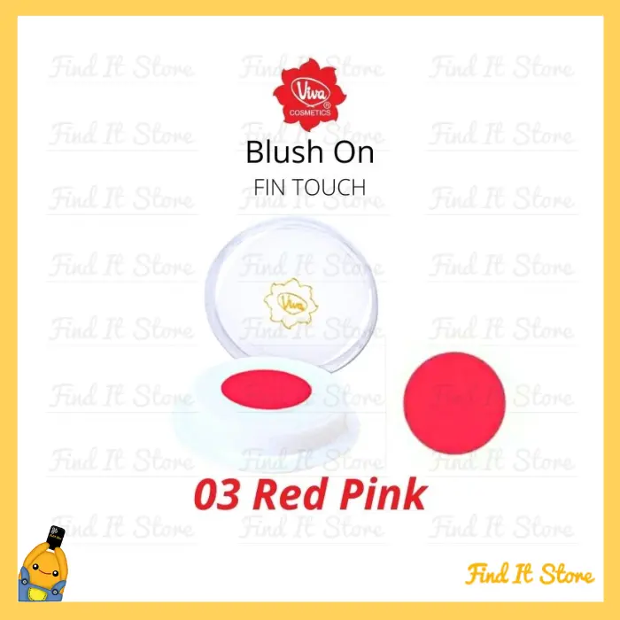 Find it Store - Viva Fin Touch Blush On | Perona Pipi | 2gr Red Wajah Pewarna 4