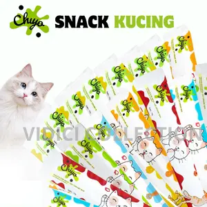 CHIYO Snack Hewan Peliharaan Cat Strip /Strip Kucing Kecil Dan cemilan Kucing Besar Snack Pengemukan Makanan treats Kucing cod Pelengkapan kitten Hewan Peliharaan