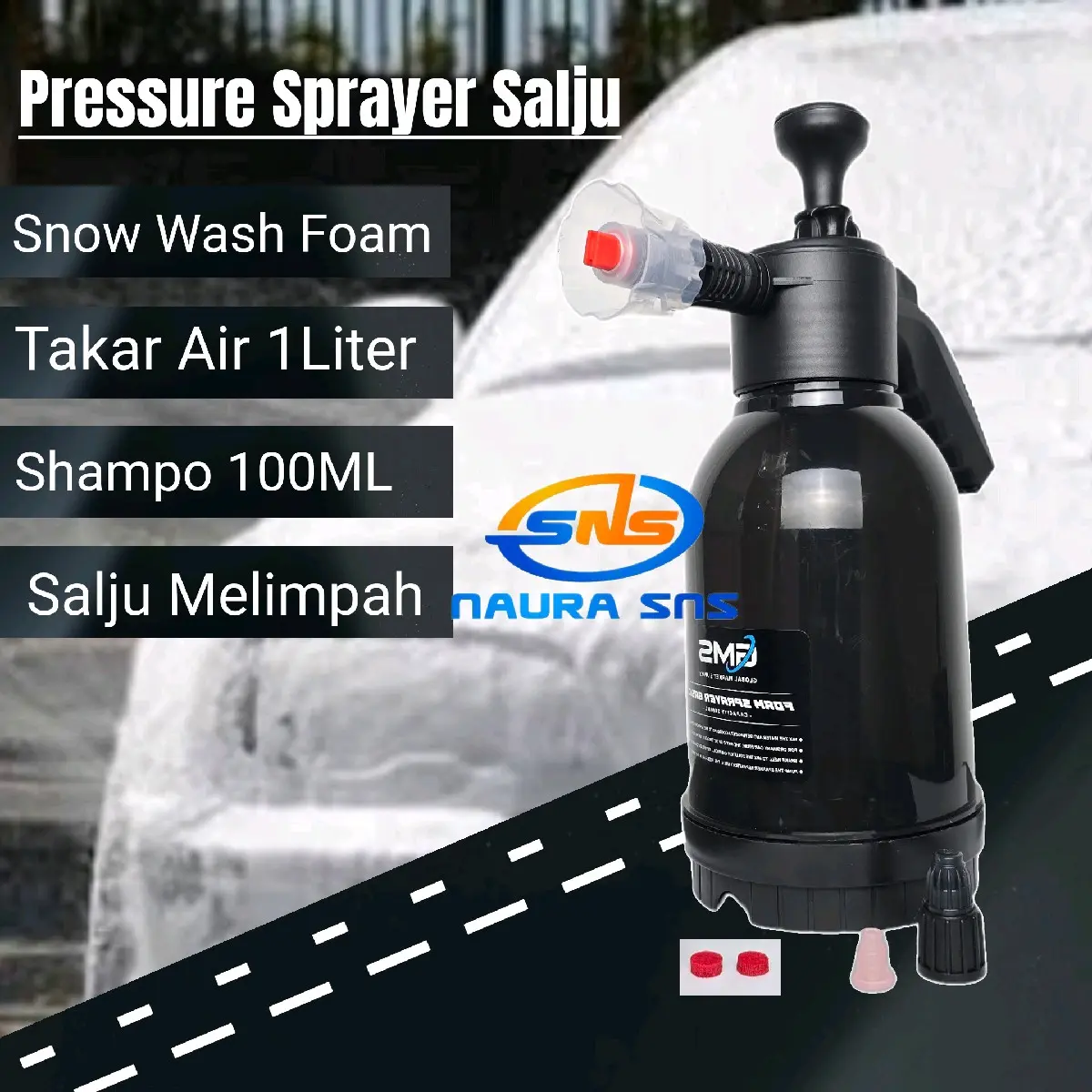 Pressure sprayer Snow wash cuci mobil dan motor Premium 2L Alat Cuci Kendaraan Car