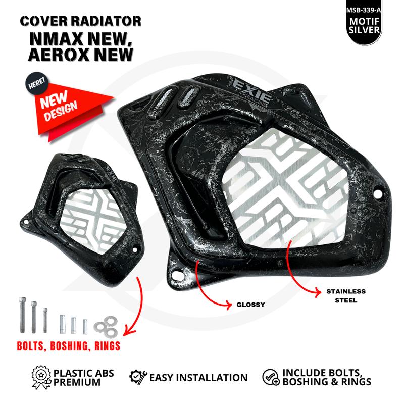 Cover Radiator Yamaha Nmax new,  Aerox new,  Nmax NEO , Lexi 155  Penutup Radiator Exie Art 2