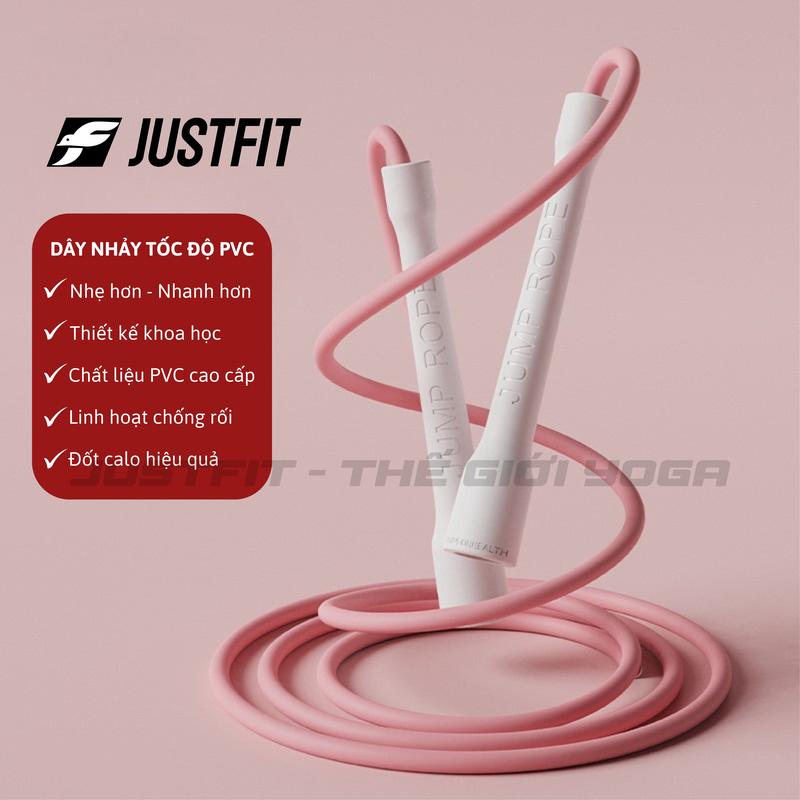 Dây Nhảy Tốc Độ PVC JUMP ROPES 6mm JUSTFIT, Tập Nhảy Dây, Tập Luyện Cardio, Tập Gym, Yoga Tại Nhà